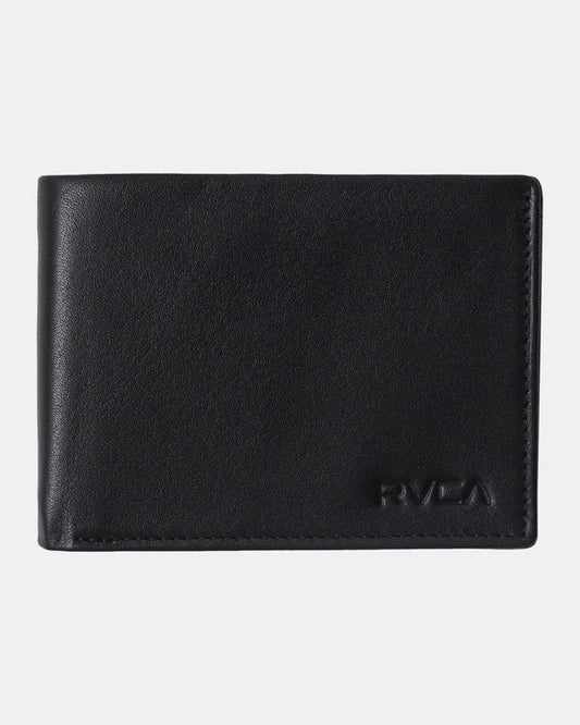 RVCA Black Bifold Wallet FA23