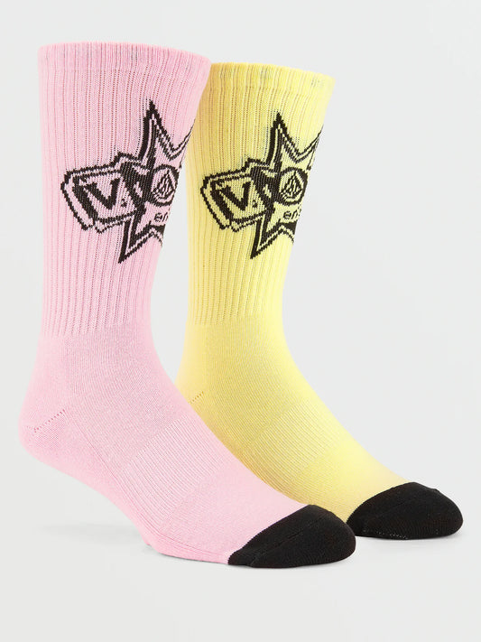 Volcom 2 Coloured Vent Socks - SU23