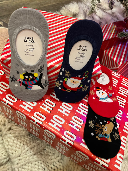 Non Slip Christmas Socks W23