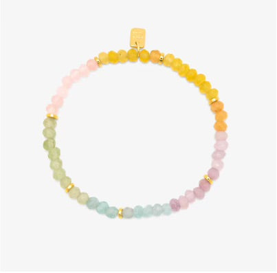 Pura Vida Ombre Rainbow Stretch Bracelet