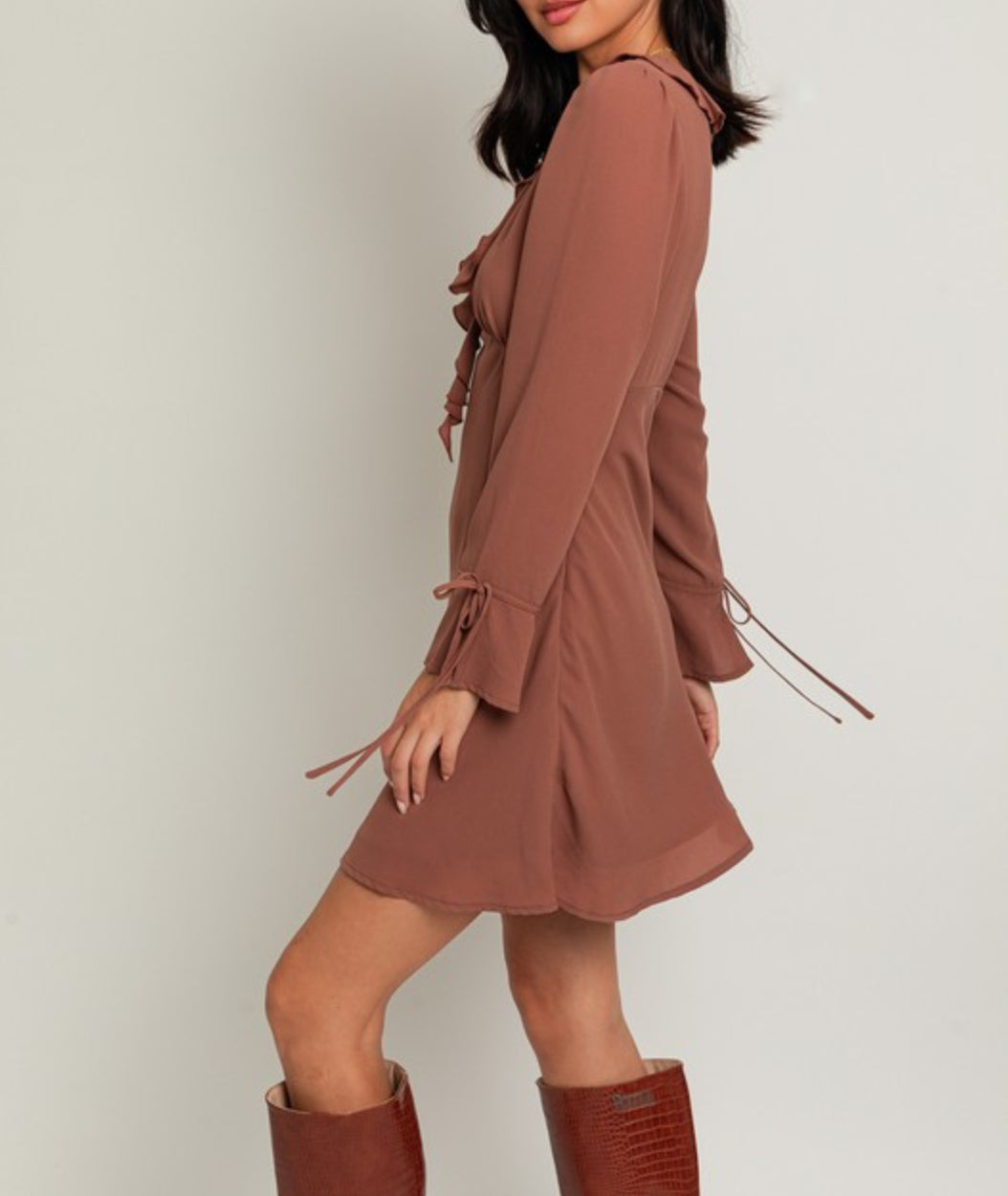 Le Lis Long Sleeve Mini Dress SP24