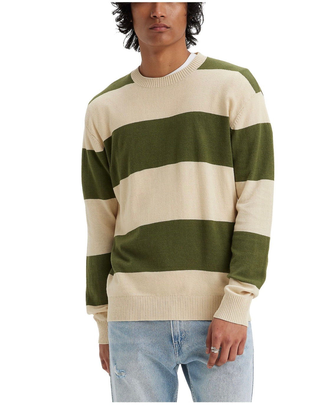 Levi’s Striped Crewneck Sweater - W23