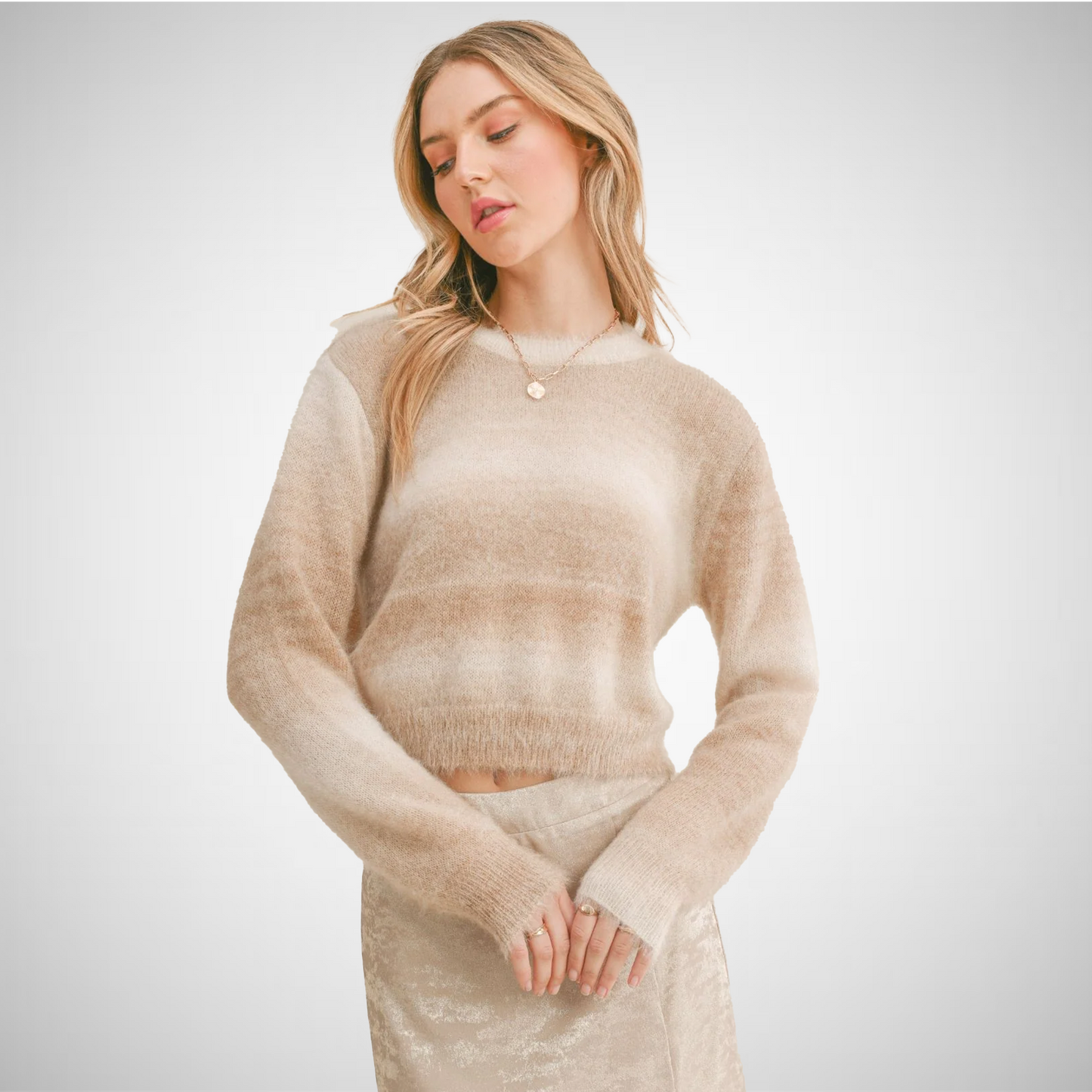 Sage The Label Reach For The Stars Ombre Sweater - FA24