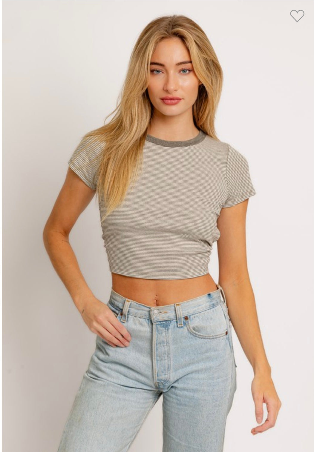 Le Lis Striped Crop Top - SP24