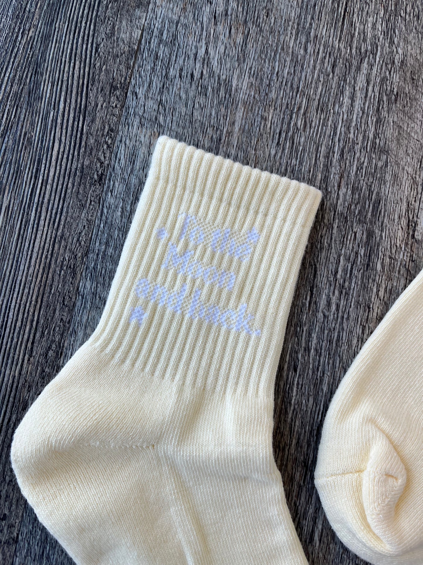 Brunette the Label To The Moon and Back Sock - SP24