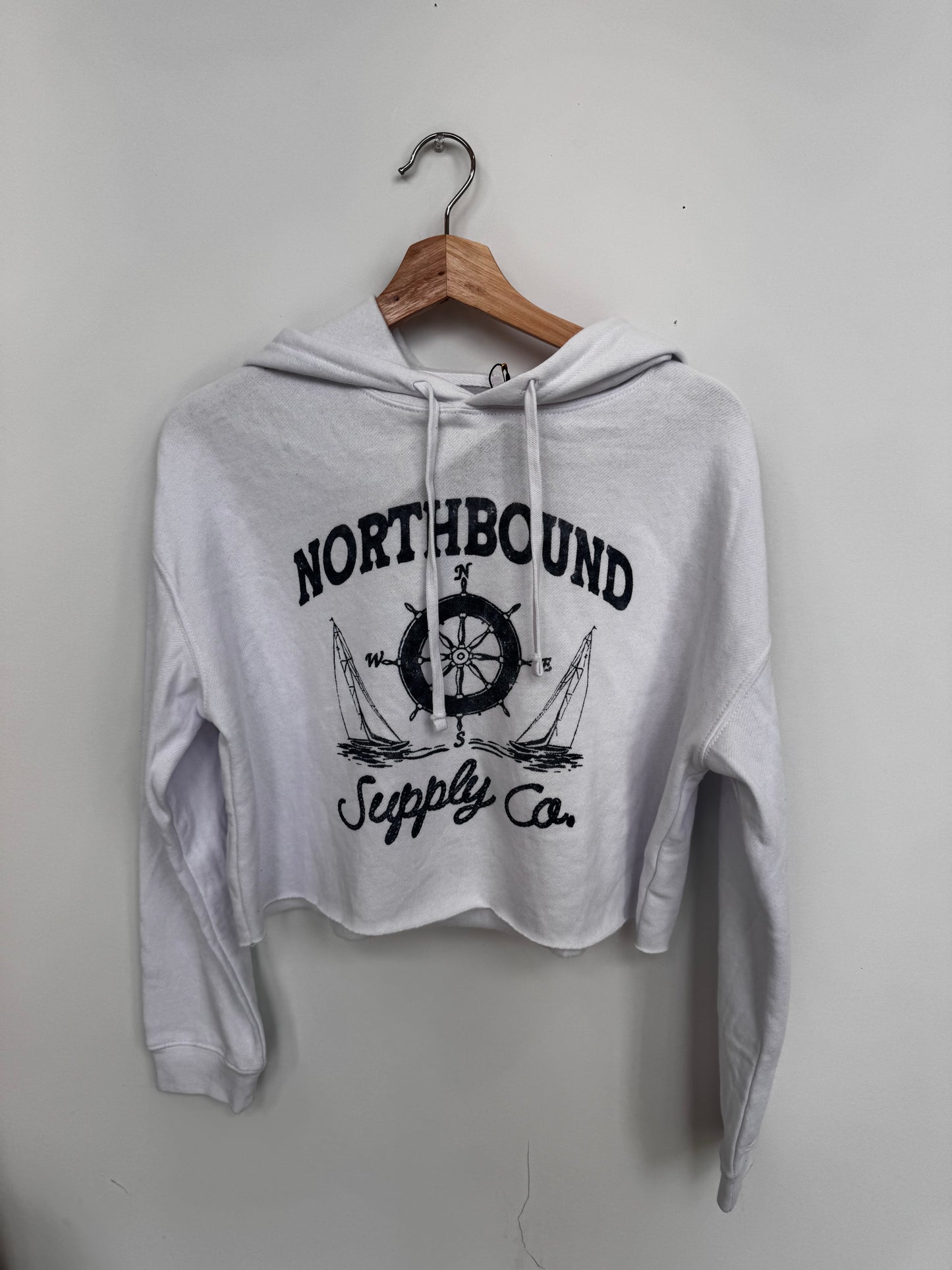 Northbound Nautical Cropped Hoodie SP24