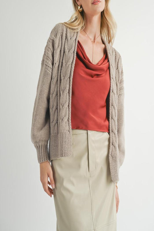 Sadie & Sage Lorna Chunky Knit Cardigan - FA24