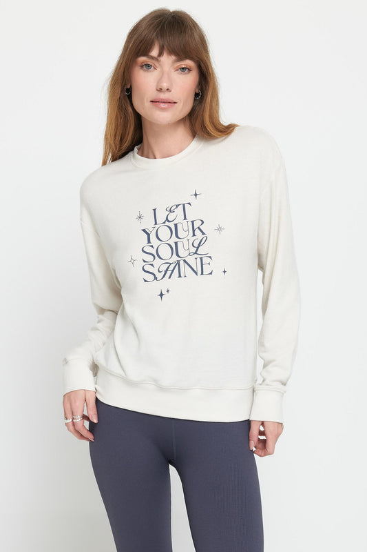 Spiritual Gangster Soul Shine Savasana Pullover - FA24