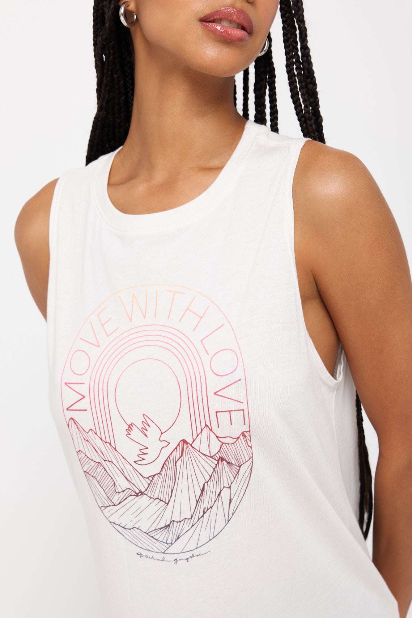 Spiritual Gangster Move With Love Jade Tank - FA24