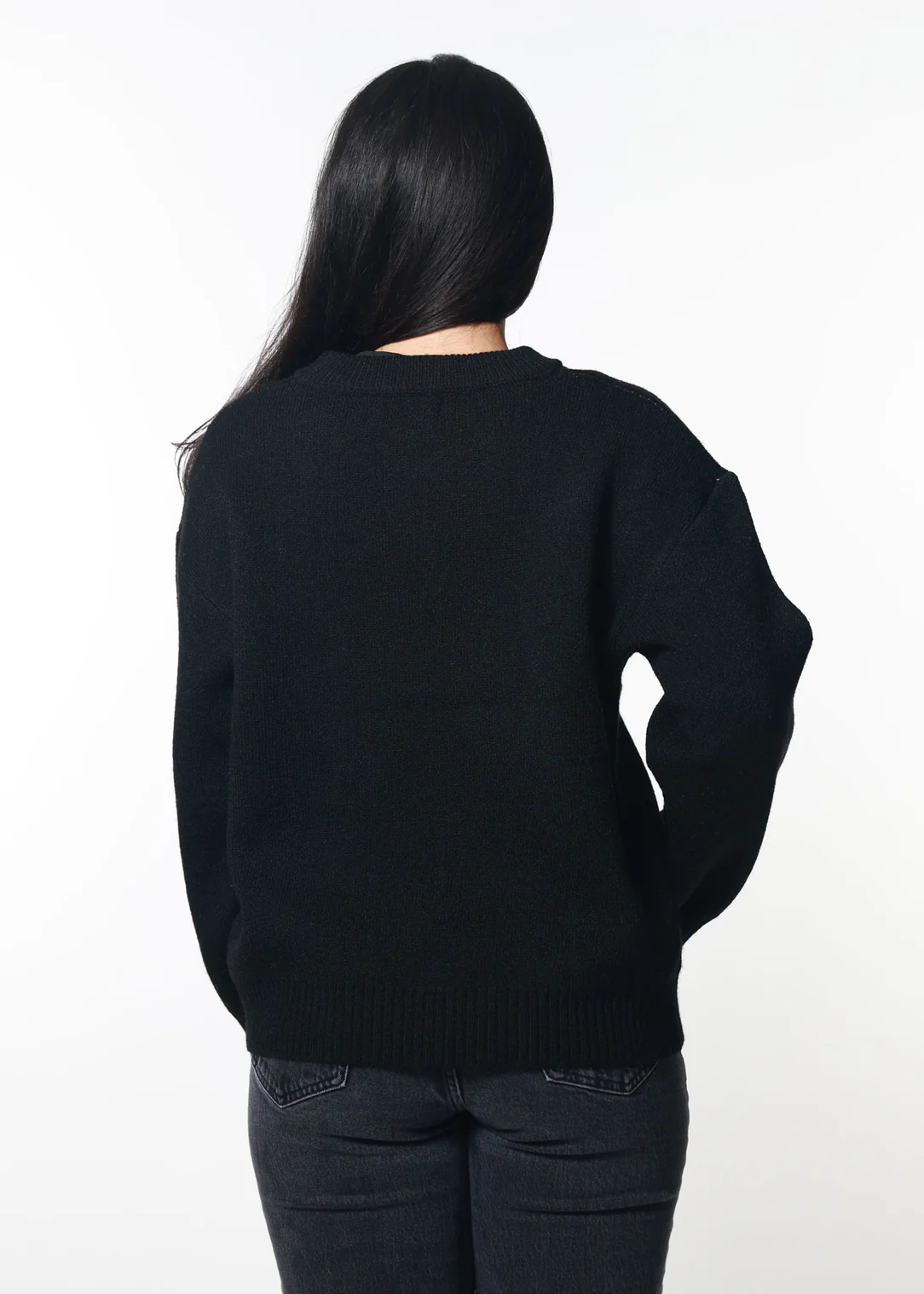 Girl Dangerous Bow Oversized Knit Sweater - W24