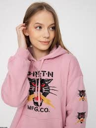 Brixton Pink Nector Hoodie - SP23